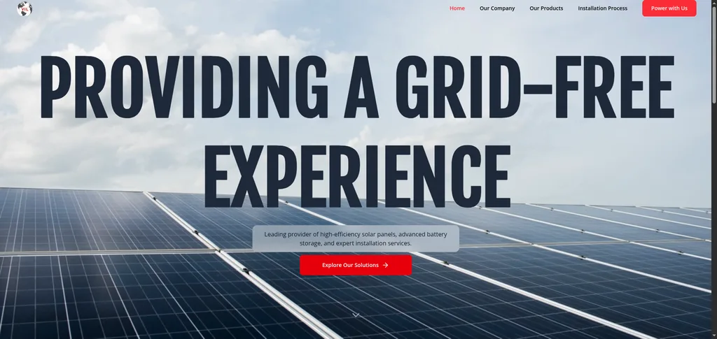 Vintech Energies — Brand site + lead gen